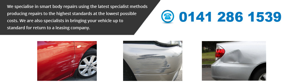 Car bodywork and paint repairs in Glasgow